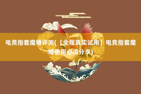 电竞指套魔幡评测(【全程真实试用】电竞指套魔幡使用心得分享)