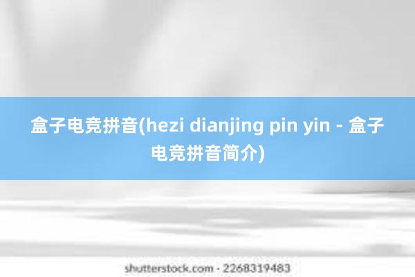 盒子电竞拼音(hezi dianjing pin yin - 盒子电竞拼音简介)