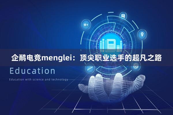 企鸸电竞menglei：顶尖职业选手的超凡之路