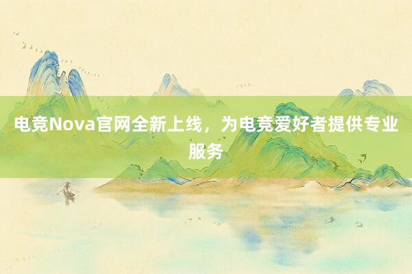 电竞Nova官网全新上线，为电竞爱好者提供专业服务